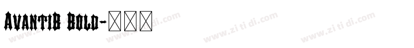 AvantiB Bold字体转换 AvantiB Bold字体转换